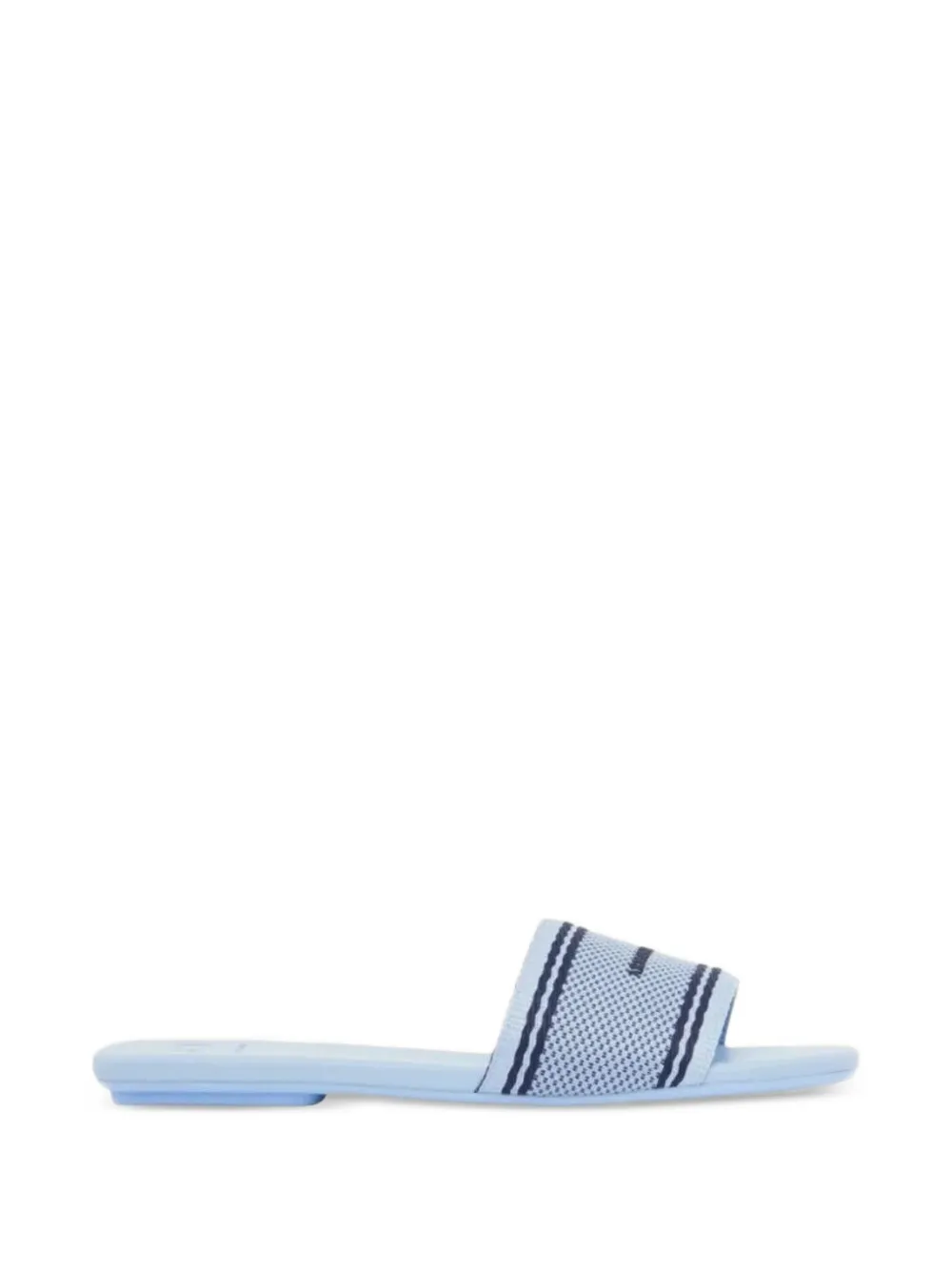 jacquard flat sandals
