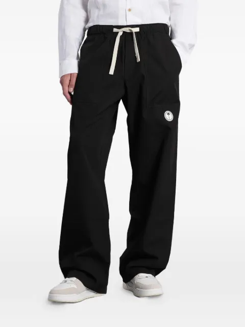 Palm Angels pantalon en coton à coupe ample