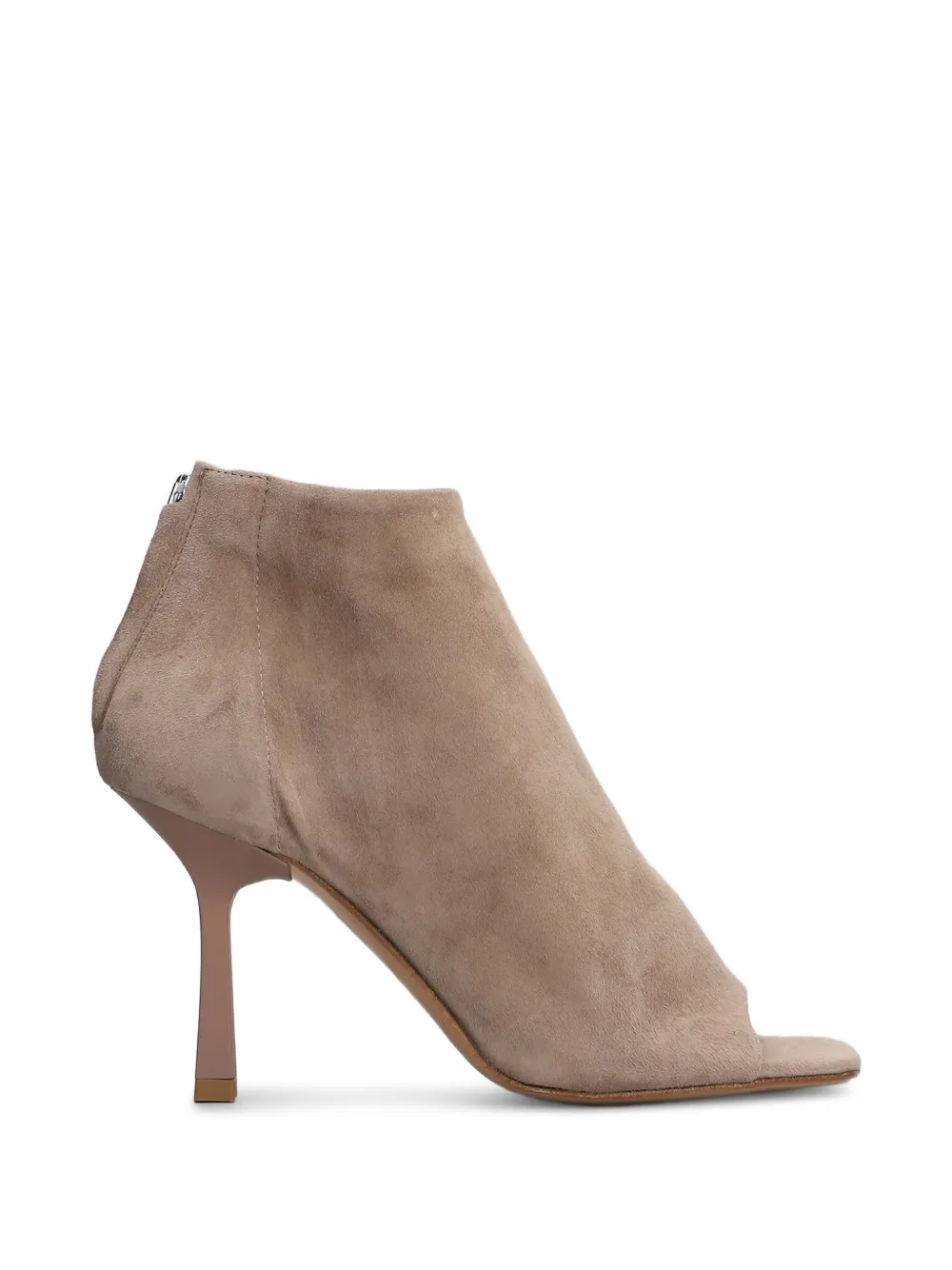 Gisel Moire Dory open-toe ankle boots - Toni neutri