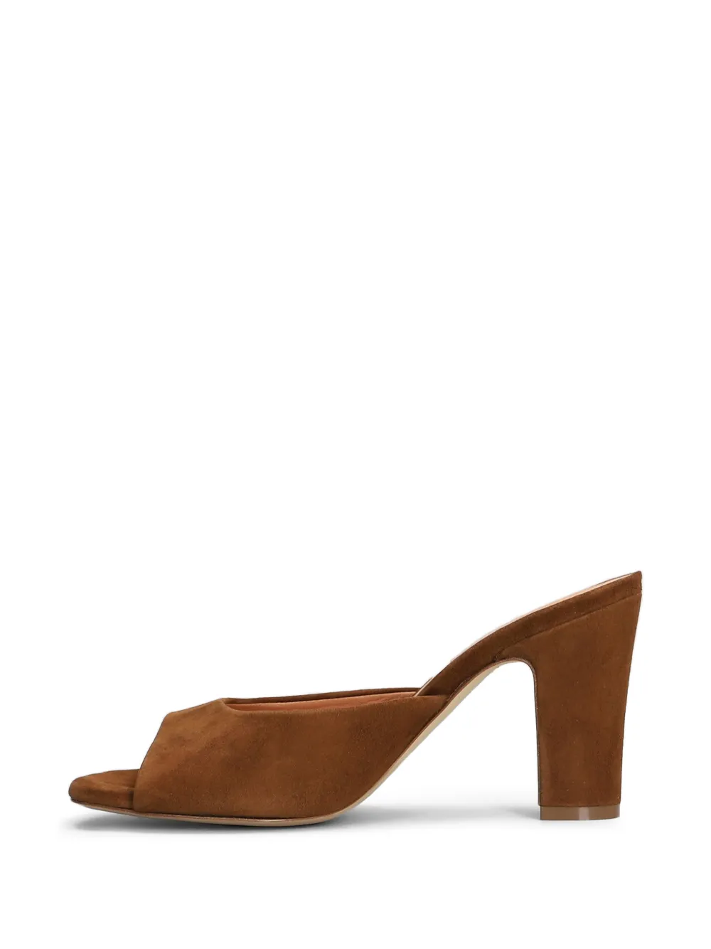 Julie Dee open-toe suede mules Bruin