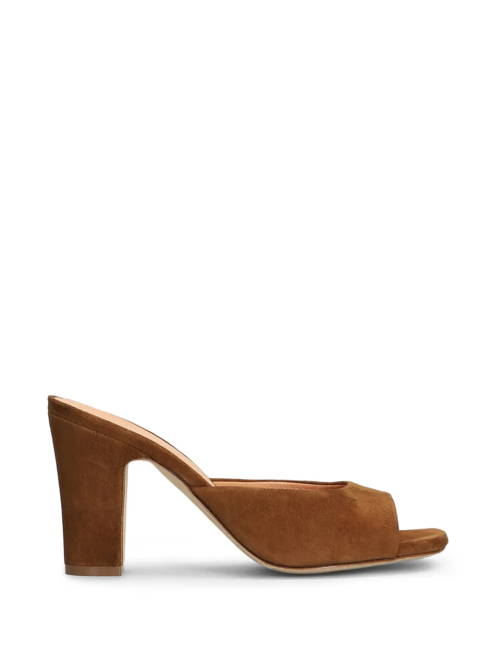 Julie Dee open-toe suede mules Bruin