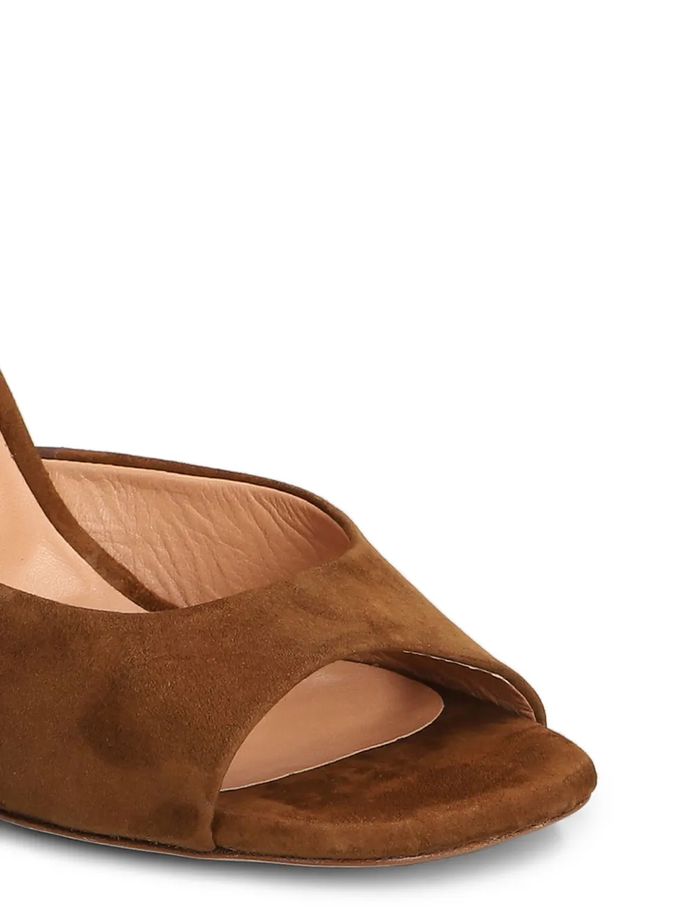 Julie Dee open-toe suede mules Bruin