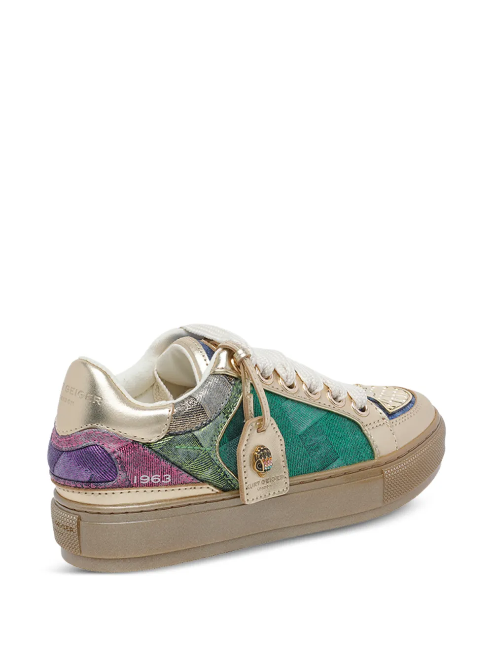 Kurt Geiger London Southbank lace-up sneakers Goud