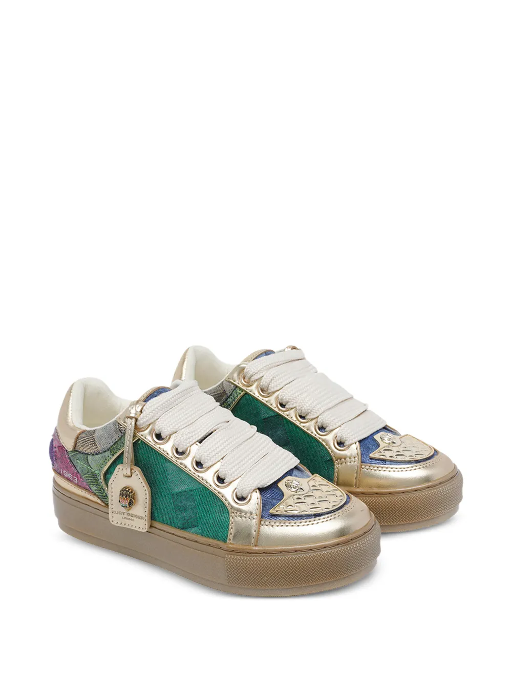 Kurt Geiger London Southbank lace-up sneakers Goud