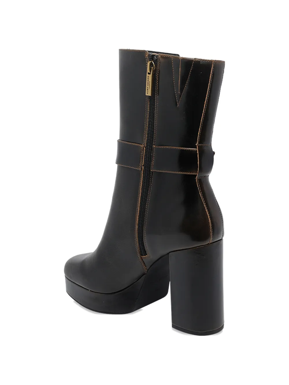 Kurt Geiger London Mayfair buckle-fastening ankle boots Bruin