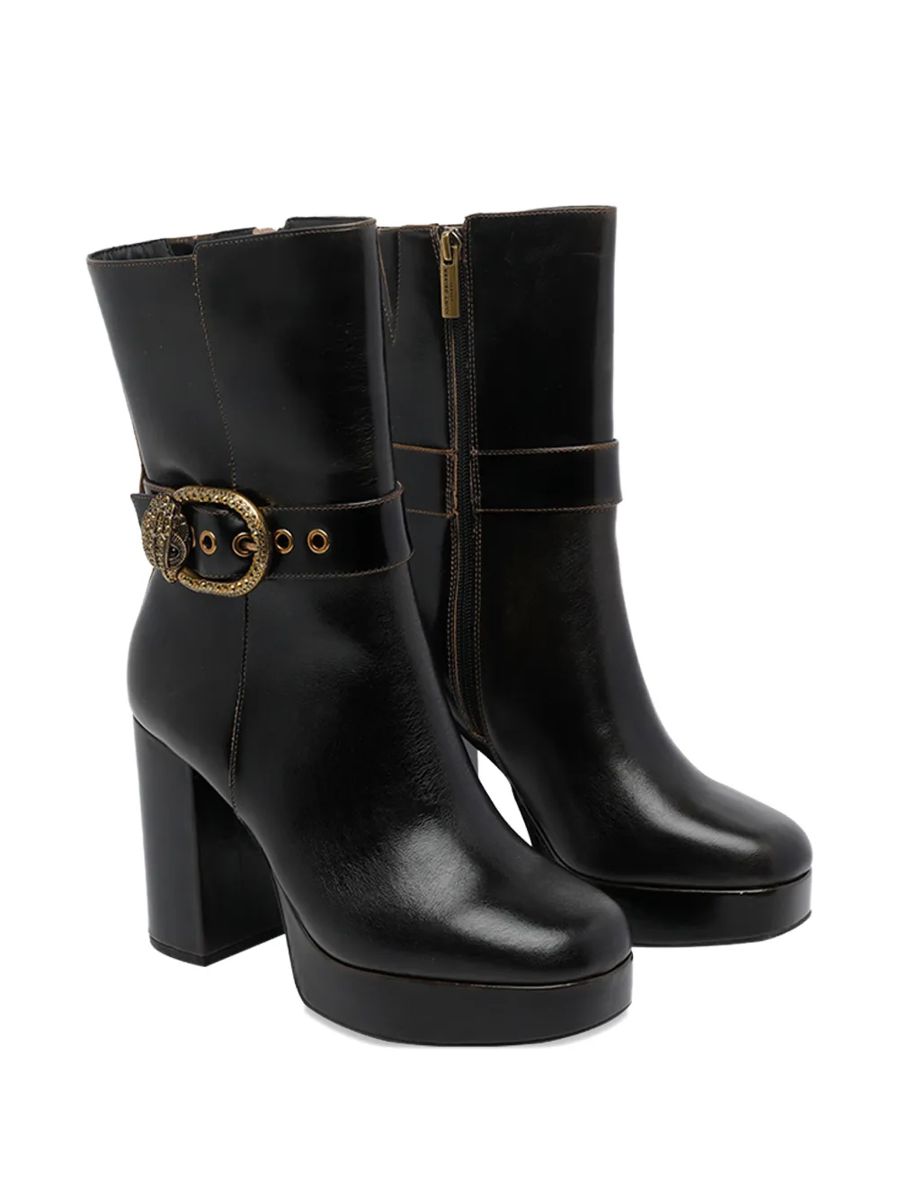 Kurt Geiger London Mayfair buckle-fastening ankle boots Bruin