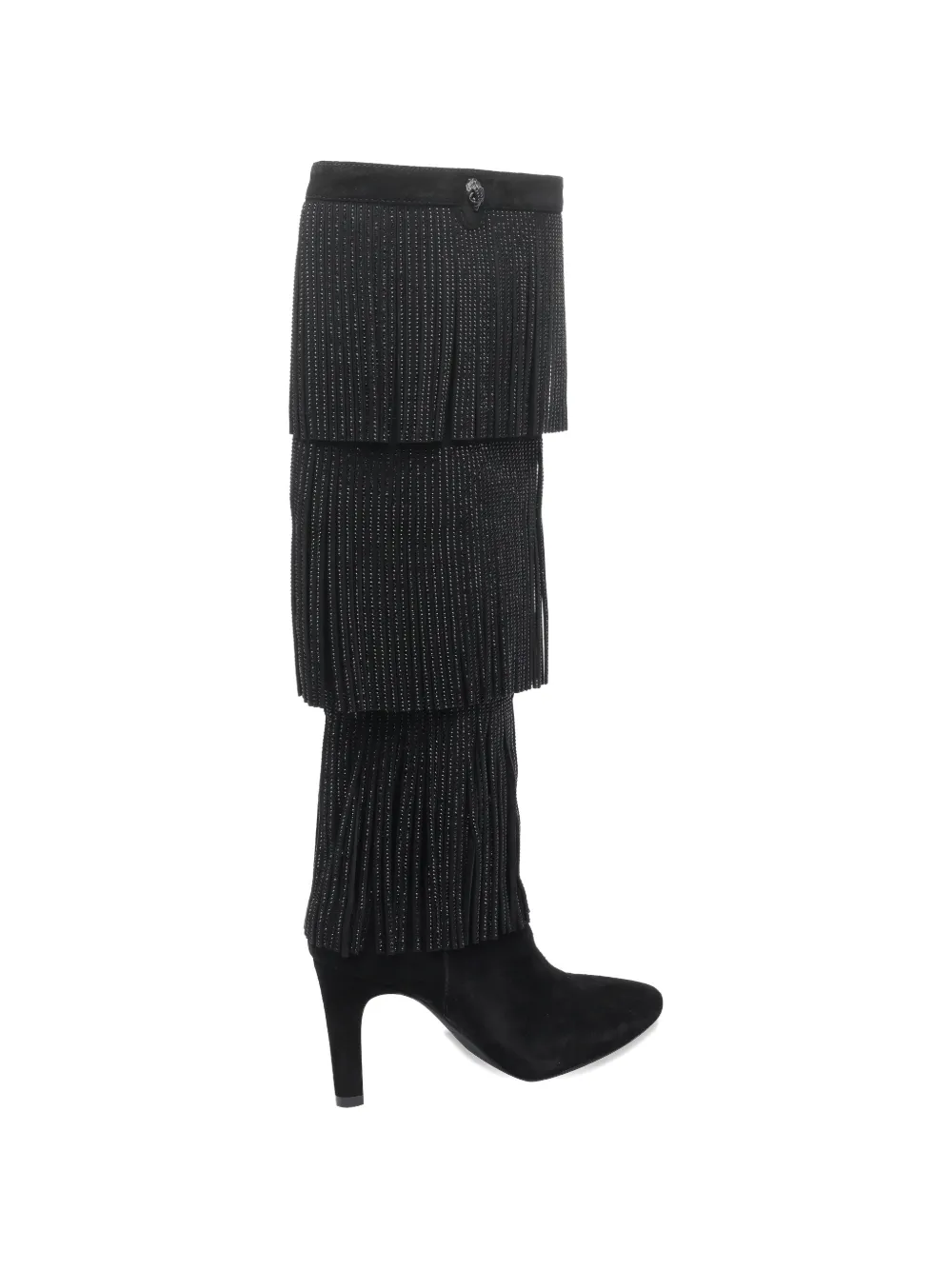 Kurt Geiger London Shoreditch fringed boots Zwart