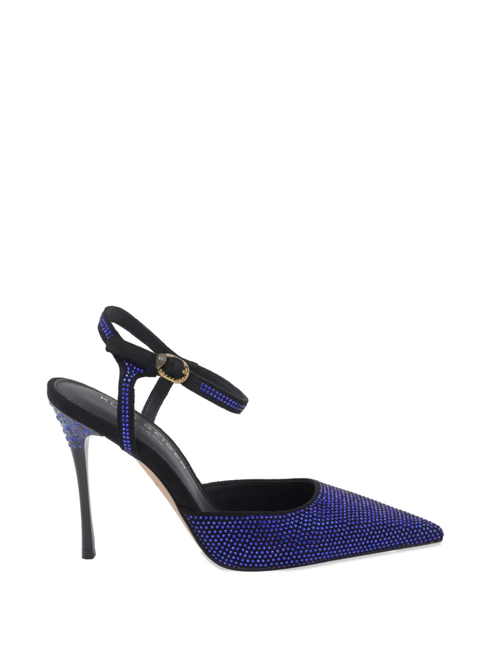 Kurt Geiger London Eagle Point strass-embellished pumps Blauw