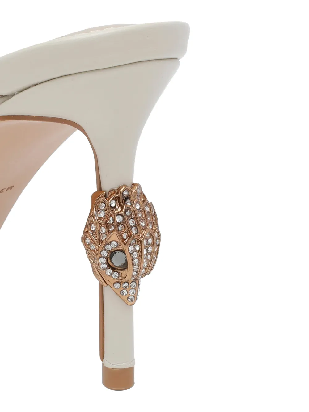 Kurt Geiger London Eagle pointed-toe mules Beige