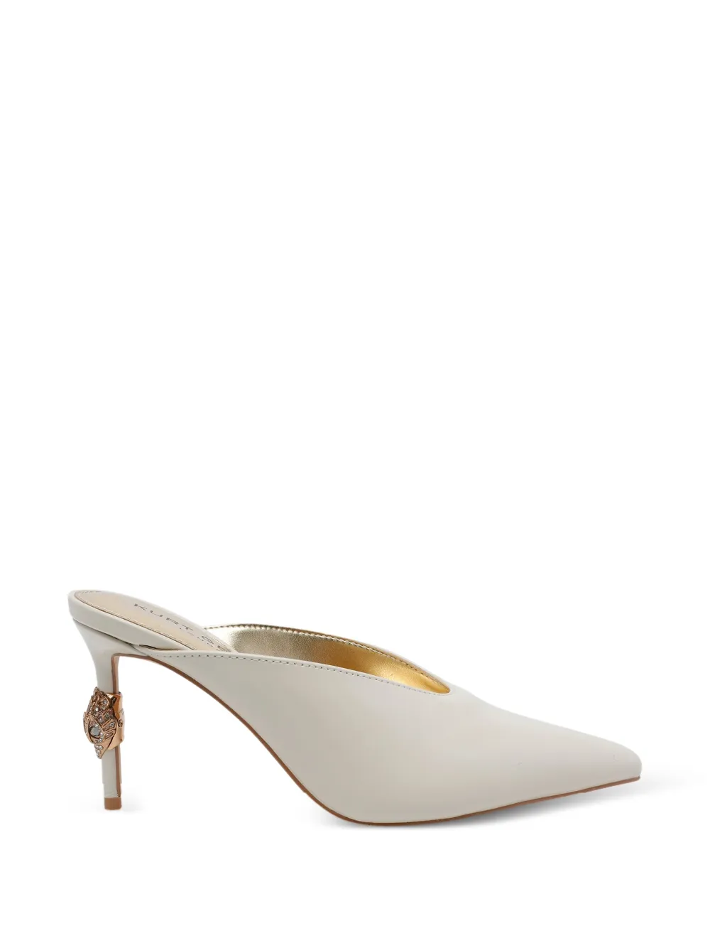 Kurt Geiger London Eagle pointed-toe mules Beige
