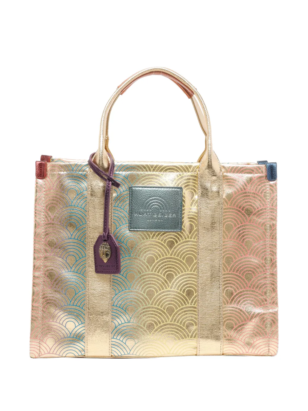 Kurt Geiger London Southbank metallic tote bag - Oro