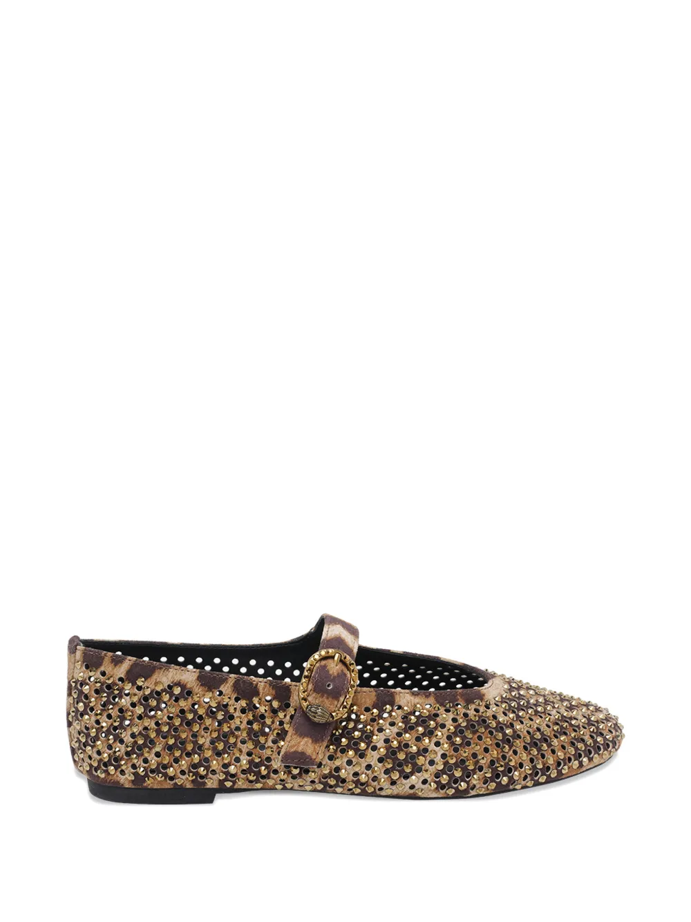 Kurt Geiger London Mayfair animalier-print ballet flats - Toni neutri
