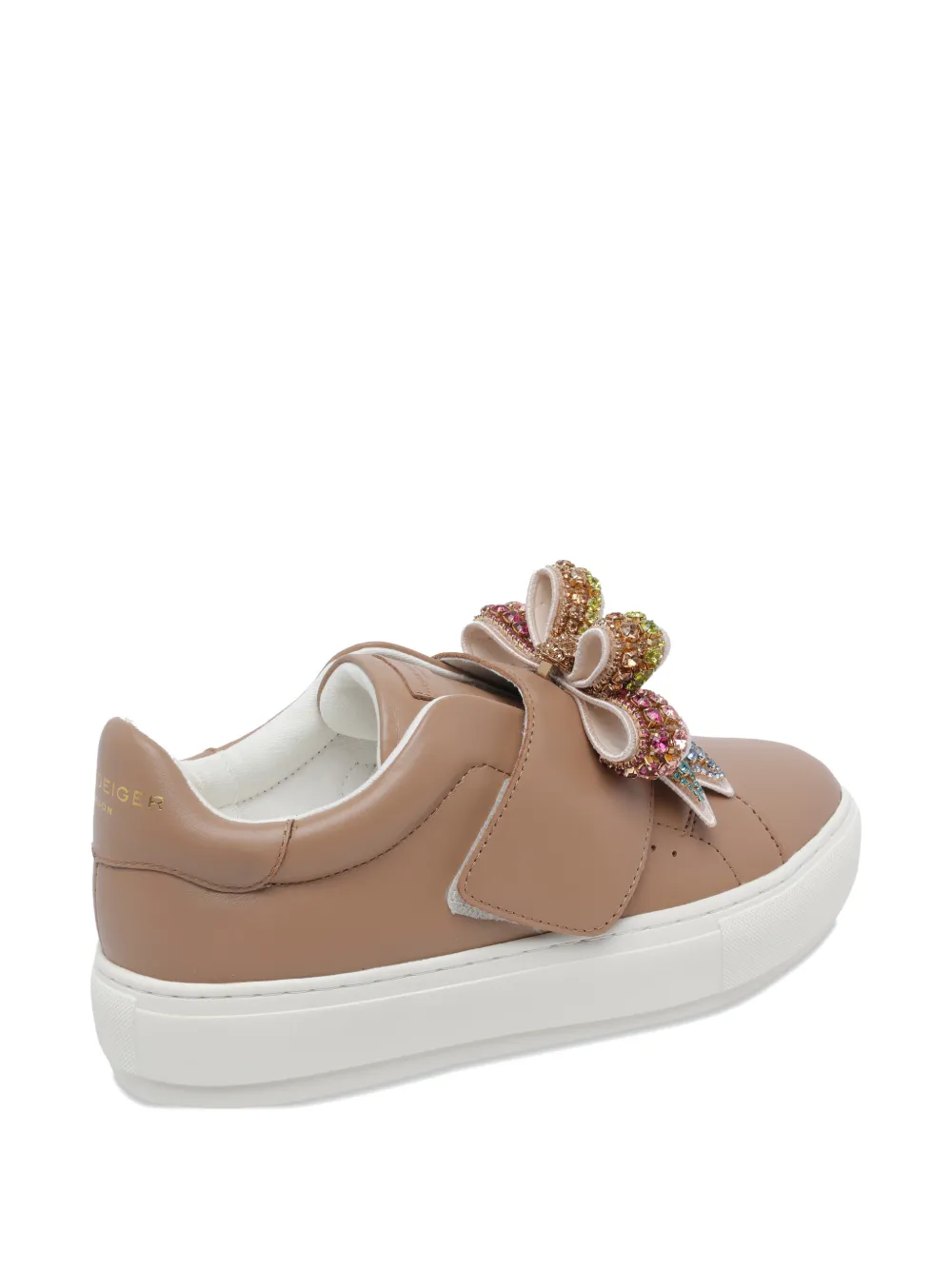 Kurt Geiger London Laney bow-detail sneakers Beige