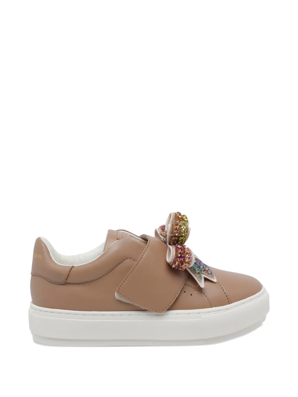 Kurt Geiger London Laney bow-detail sneakers - Toni neutri
