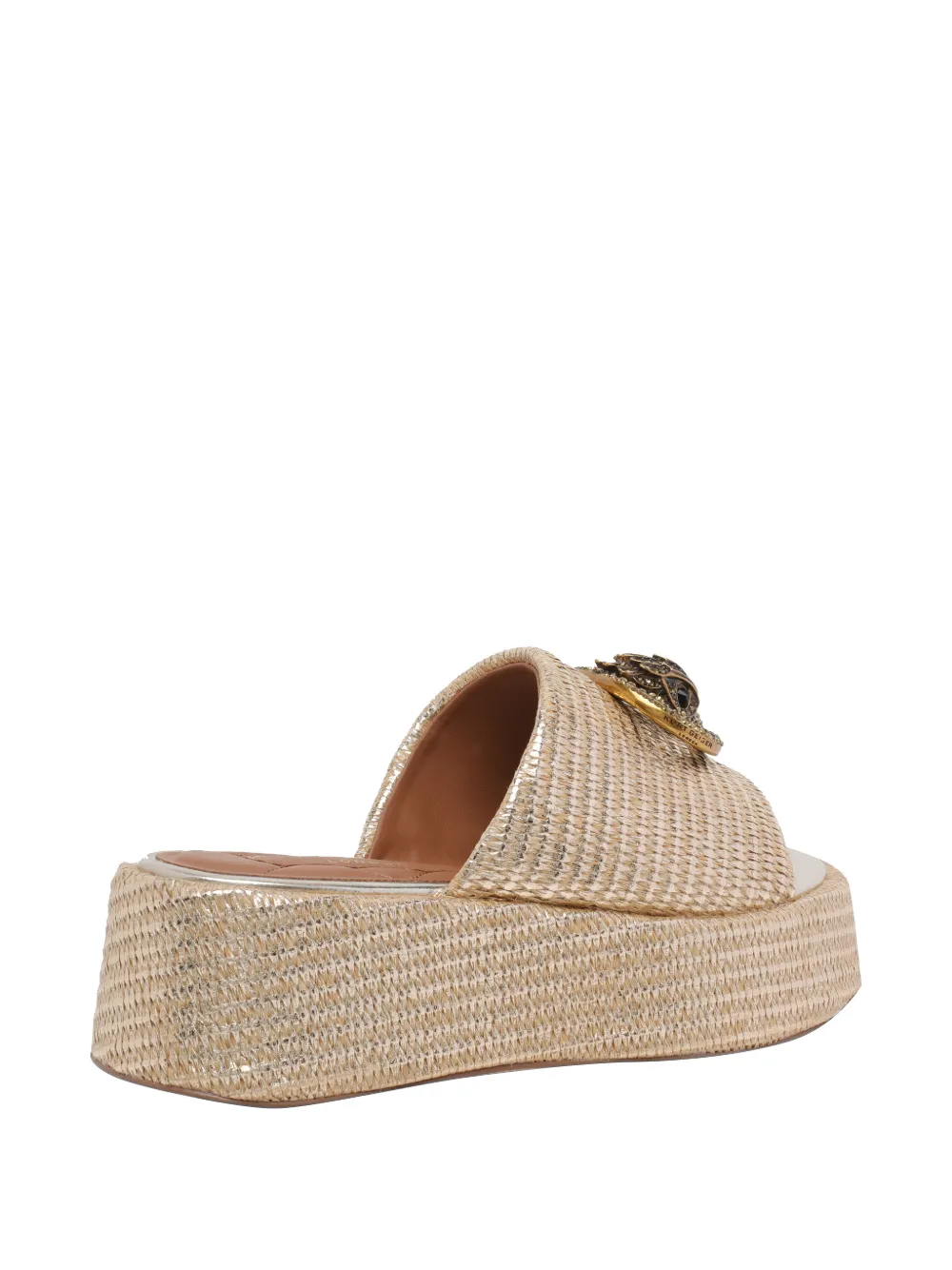 Kurt Geiger London Chelsea platform mules Goud