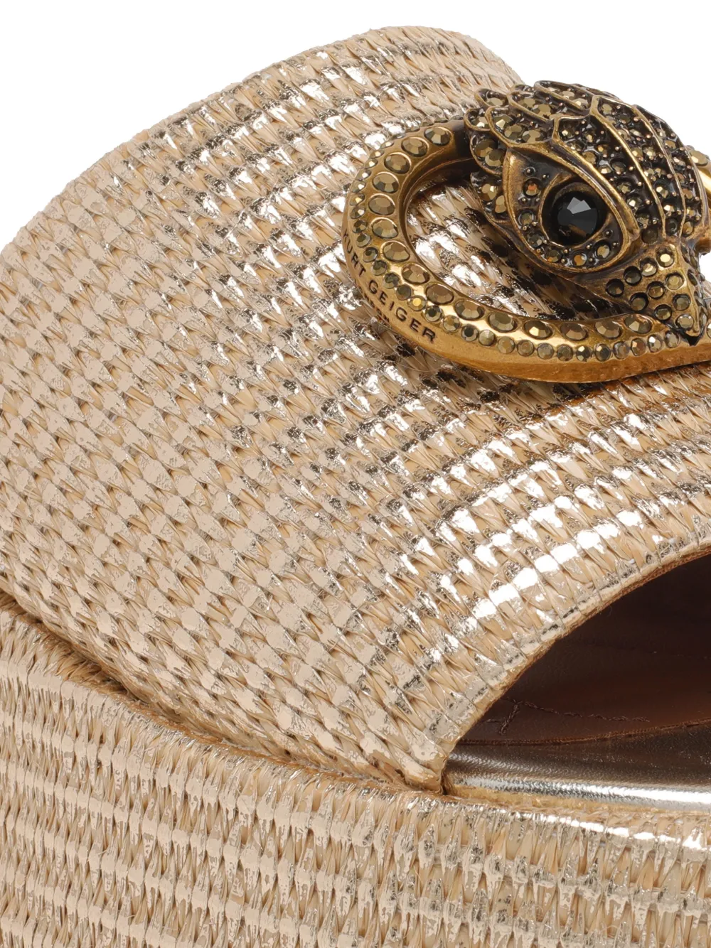 Kurt Geiger London Chelsea platform mules Goud