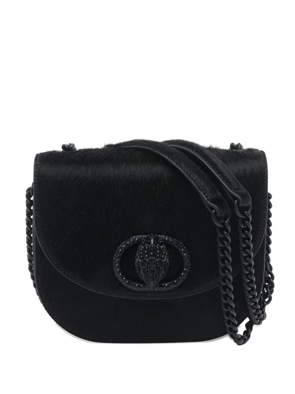 Kurt Geiger London Chelsea faux-pony crossbody bag - Nero