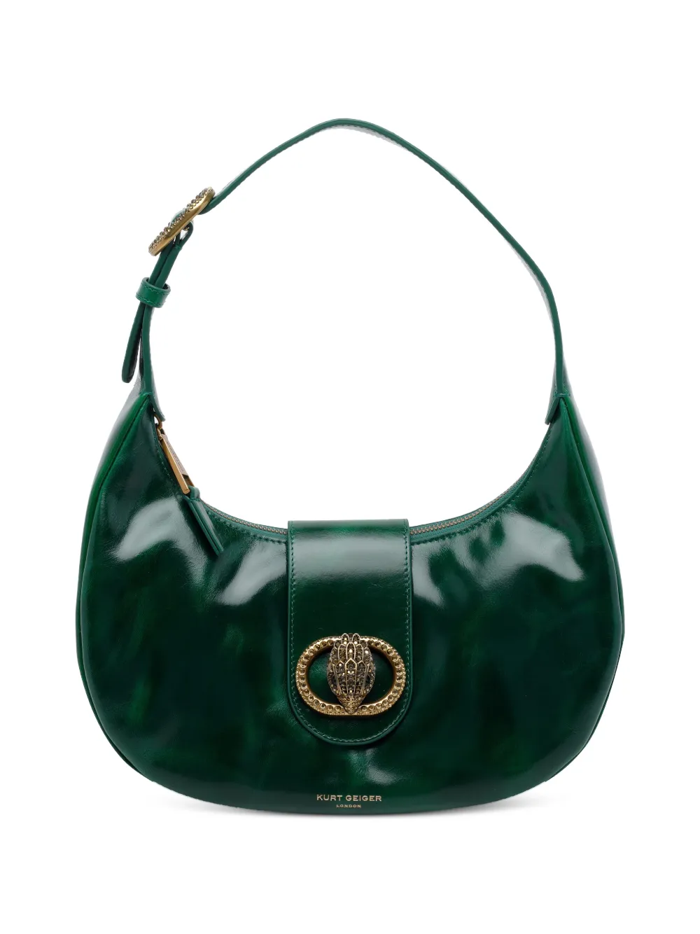 Kurt Geiger London Chelsea buckle-fastening shoulder bag - Verde