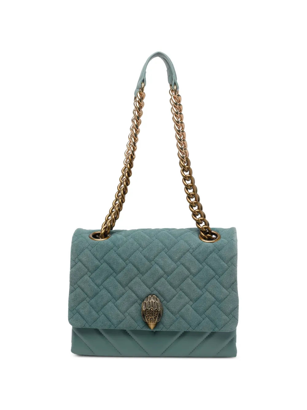 Kurt Geiger London Kensington quilted leather shoulder bag - Blu