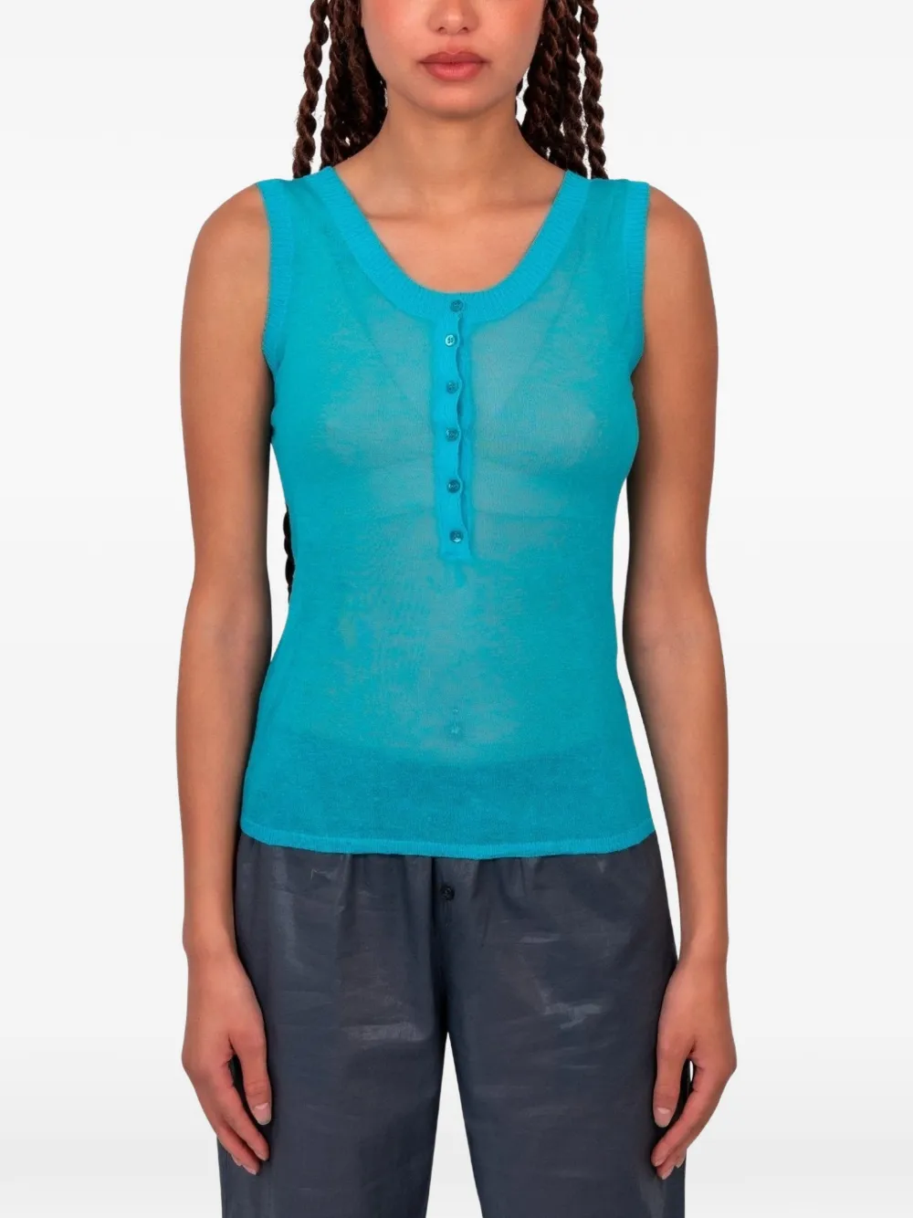 Paloma Wool Velata button-down top - Blu