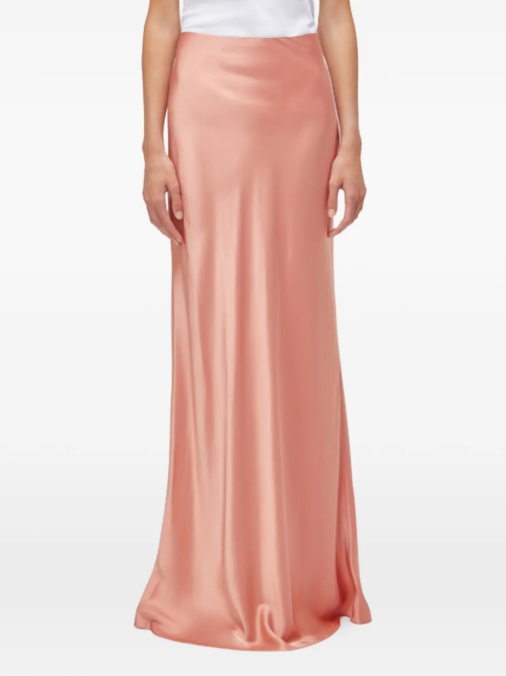 Blugirl Maxi-rok met satijnen afwerking Roze