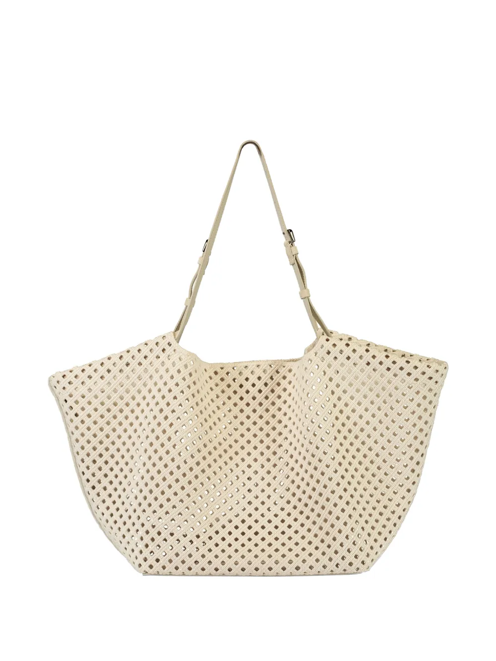 Brunello Cucinelli Borsa tote con ricamo - Toni neutri