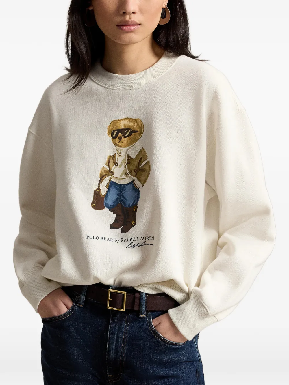 Polo Ralph Lauren Polo Bear trui met grafische print Beige