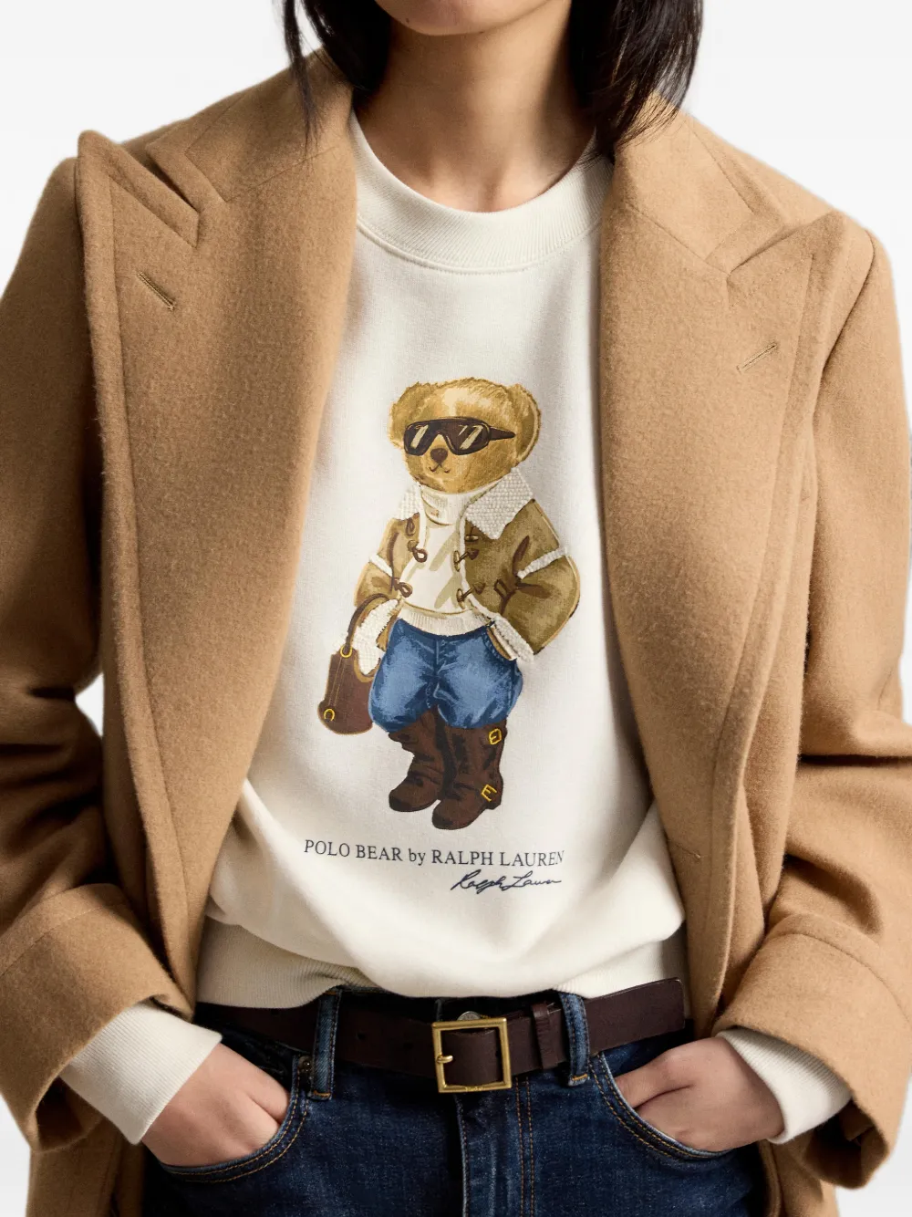Polo Ralph Lauren Polo Bear trui met grafische print Beige