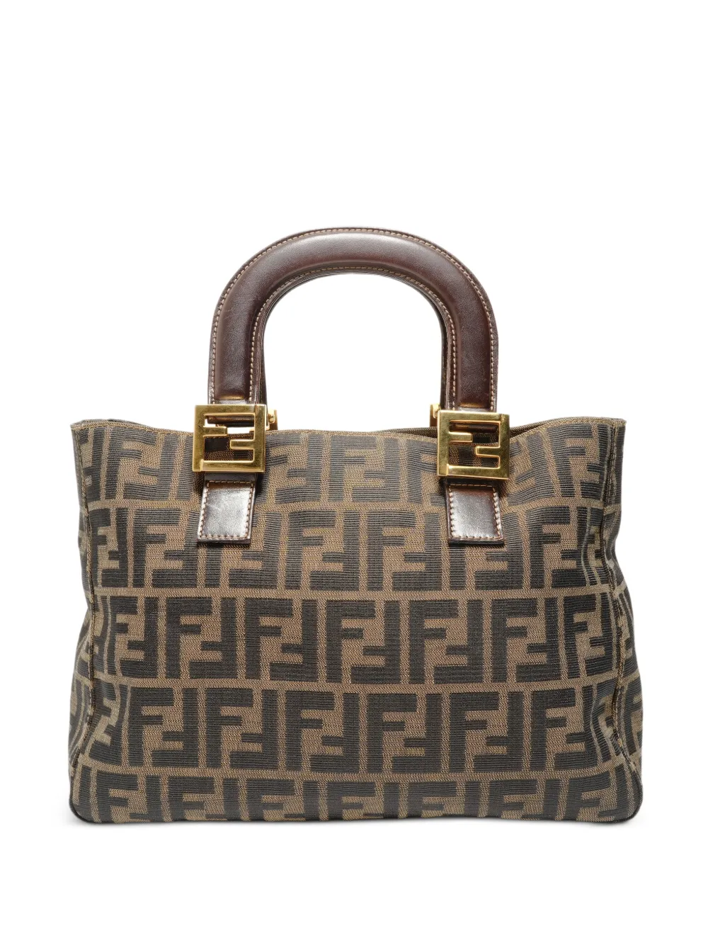 Fendi Pre-Owned 1990-2000s Zucca canvas handbag - Marrone