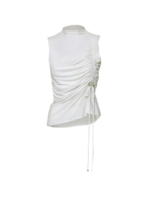 Baobab Uli ruched stone-embellished top