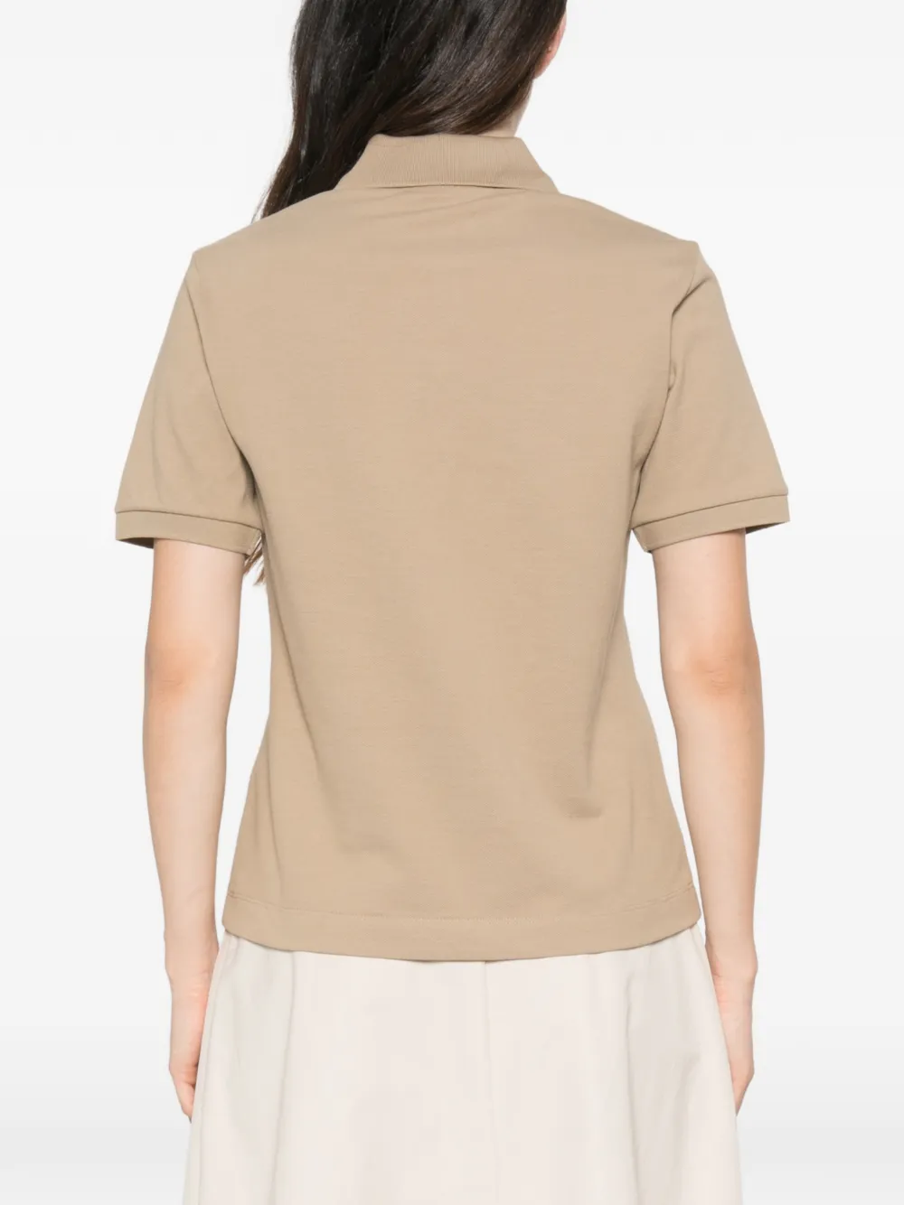 Moncler Polotop met logopatch Beige