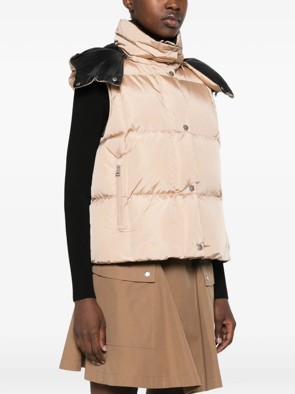 Moncler Macareux bodywarmer Beige