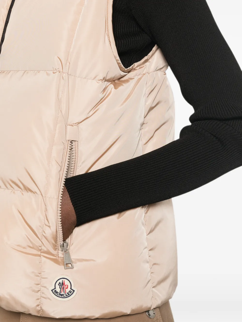 Moncler Macareux bodywarmer Beige