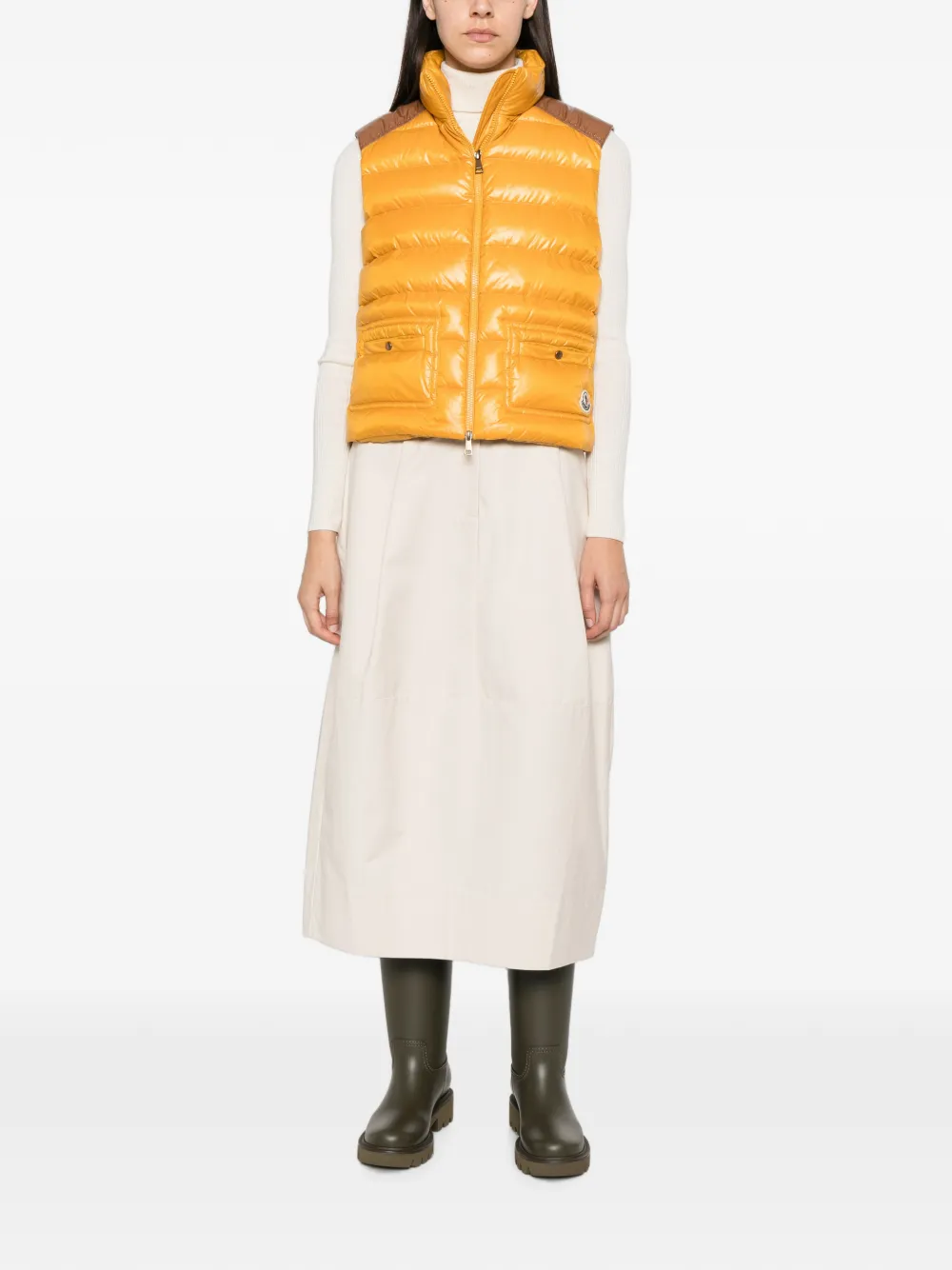 Moncler Frelon vest Geel