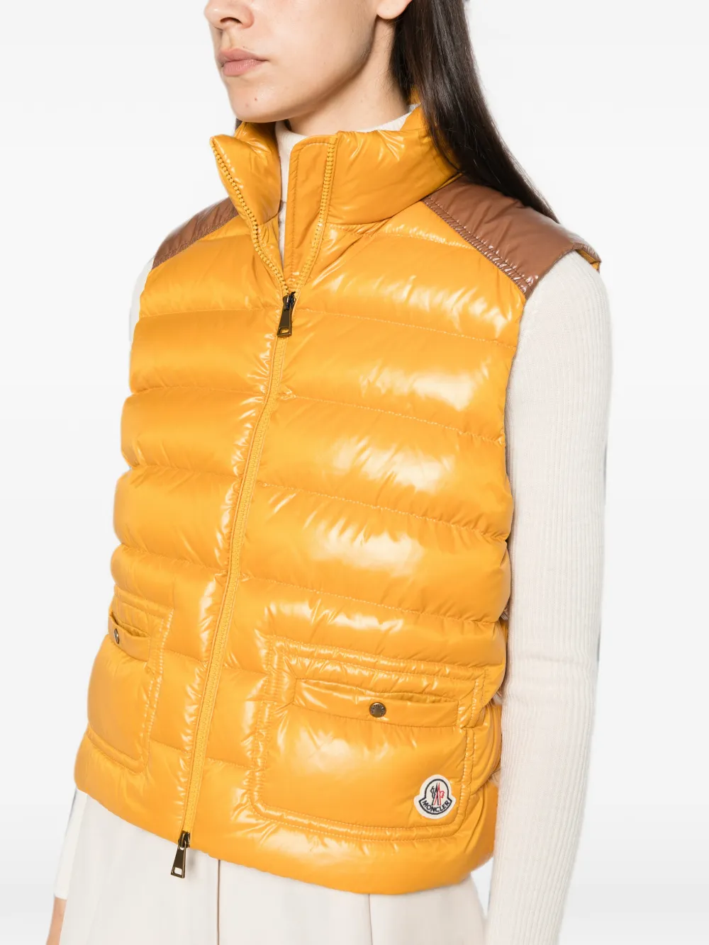 Moncler Frelon vest Geel