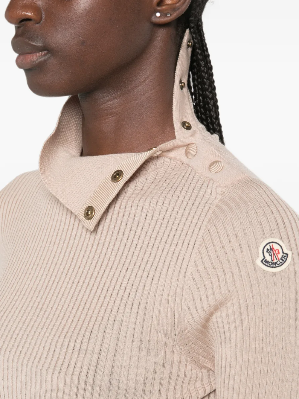 Moncler Trui met textuur Beige