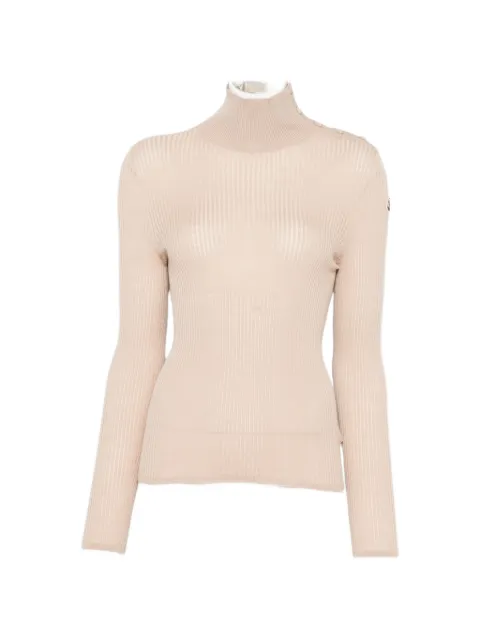 Moncler ribbed-knit button-fastening sweater