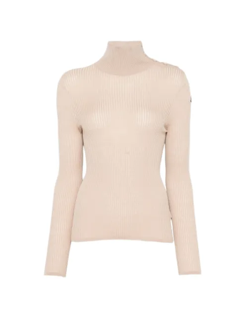 Moncler ribbed-knit button-fastening sweater