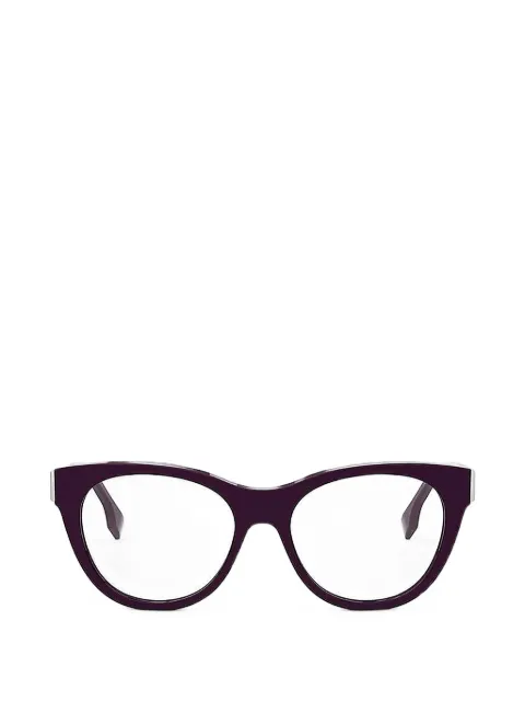 FENDI logo-plaque cat-eye-frame glasses