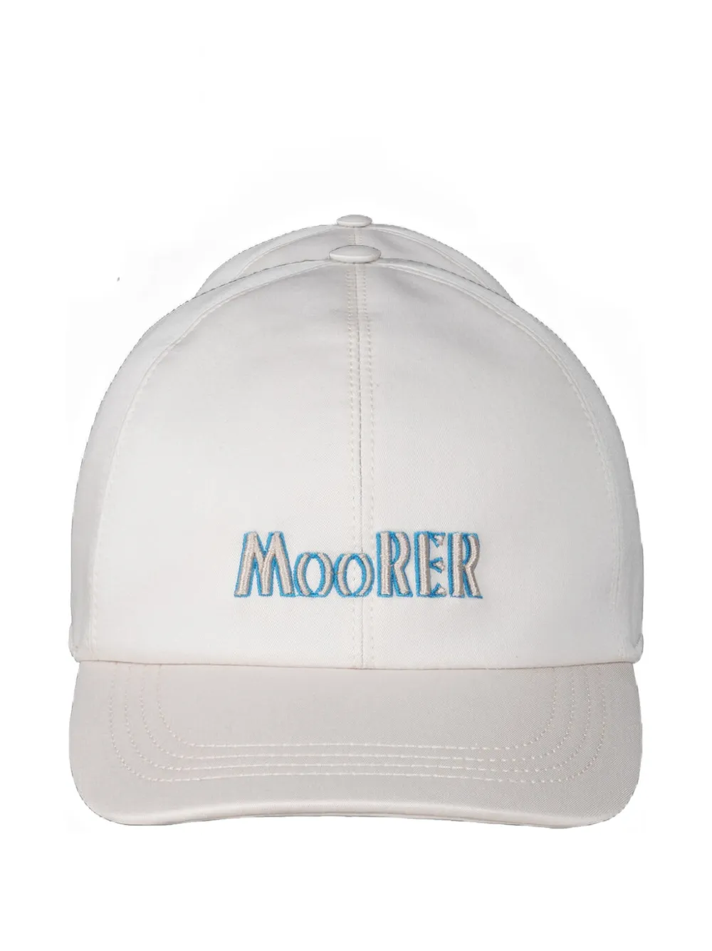 Moorer Robinson-Si logo-embroidered baseball cap - Toni neutri