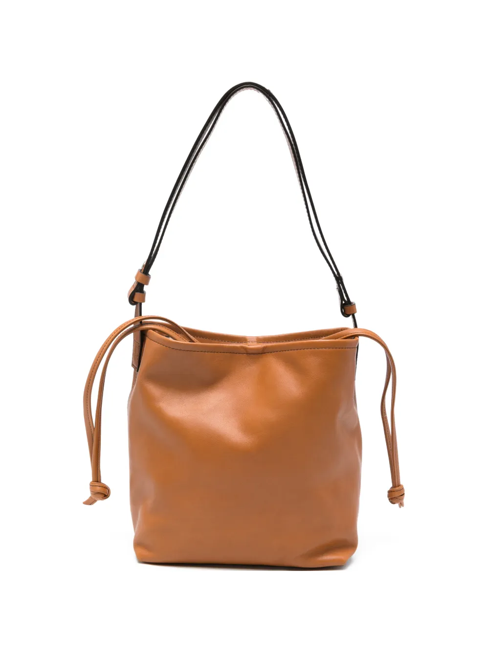 HAGS knotted-drawstring shoulder bag - Marrone