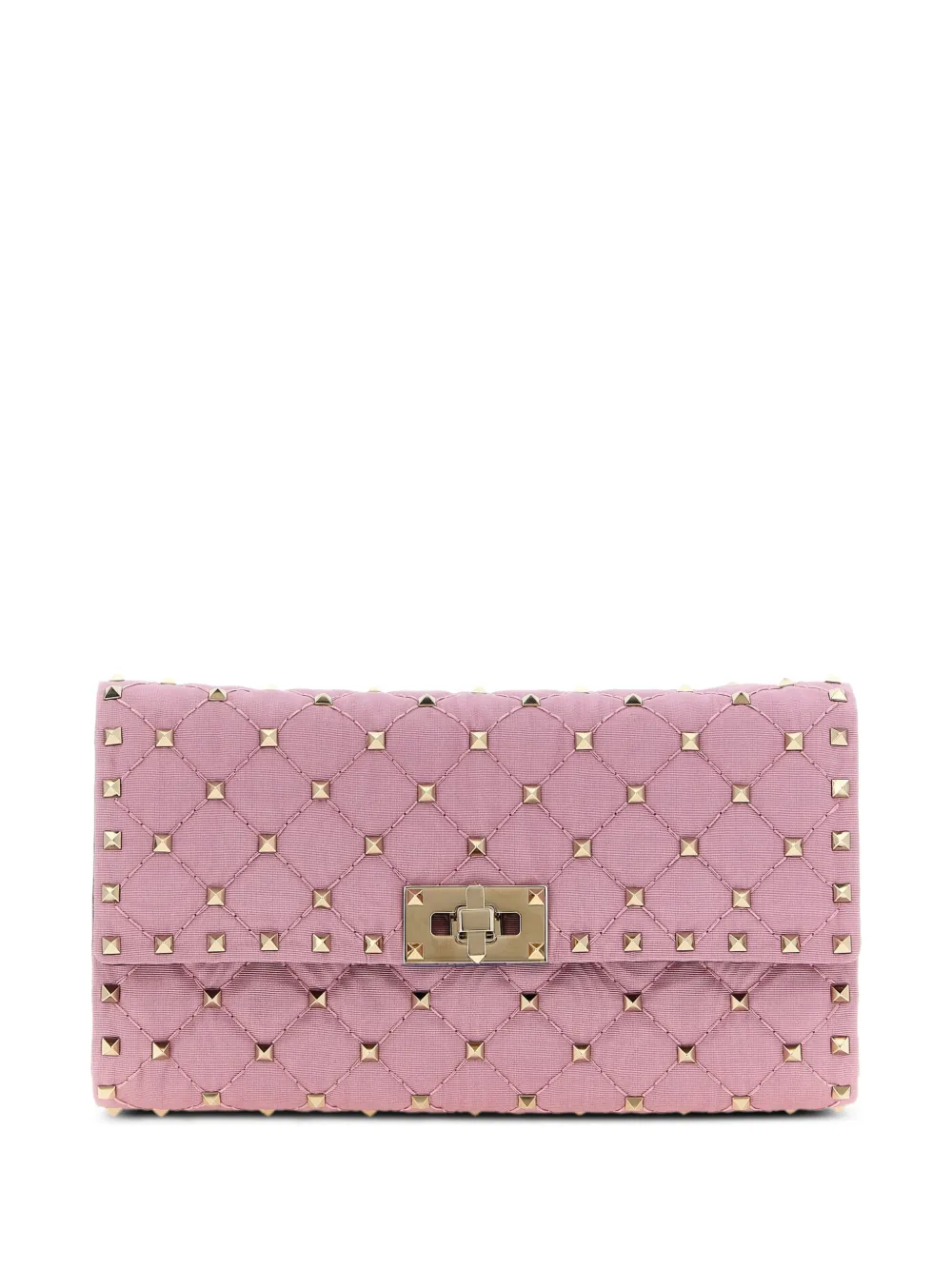 Valentino Garavani Rockstud Spike quilted shoulder bag - Rosa