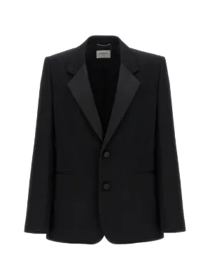 Saint Laurent ダブルジャケット | ブルー | FARFETCH JP