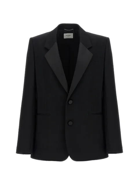 Saint Laurent grain de poudre wool blazer