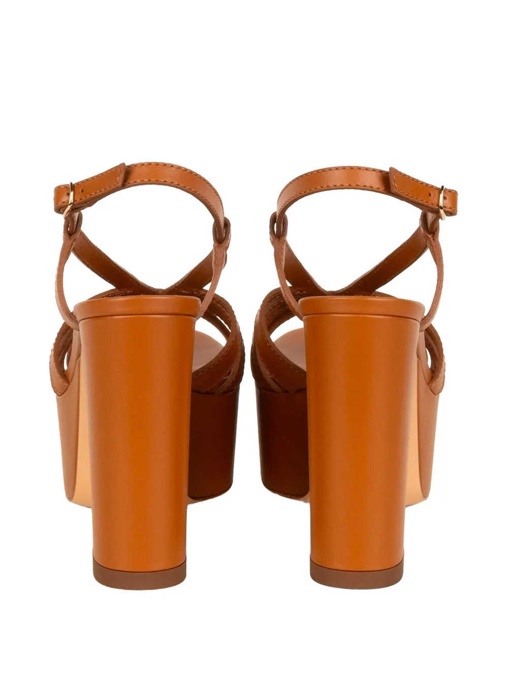 Casadei Elsa strappy platform sandals Beige