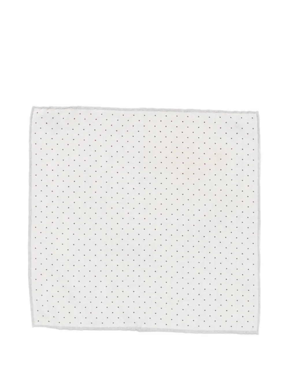 Eleventy Einstecktuch mit Polka Dots - Grau