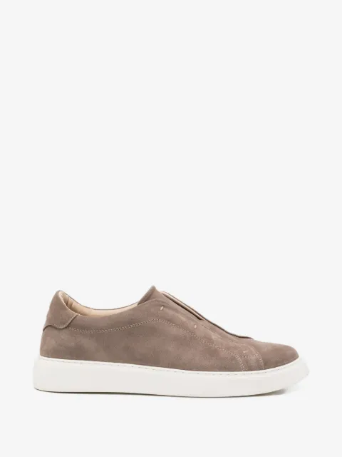 Eleventy slip-on suede sneakers