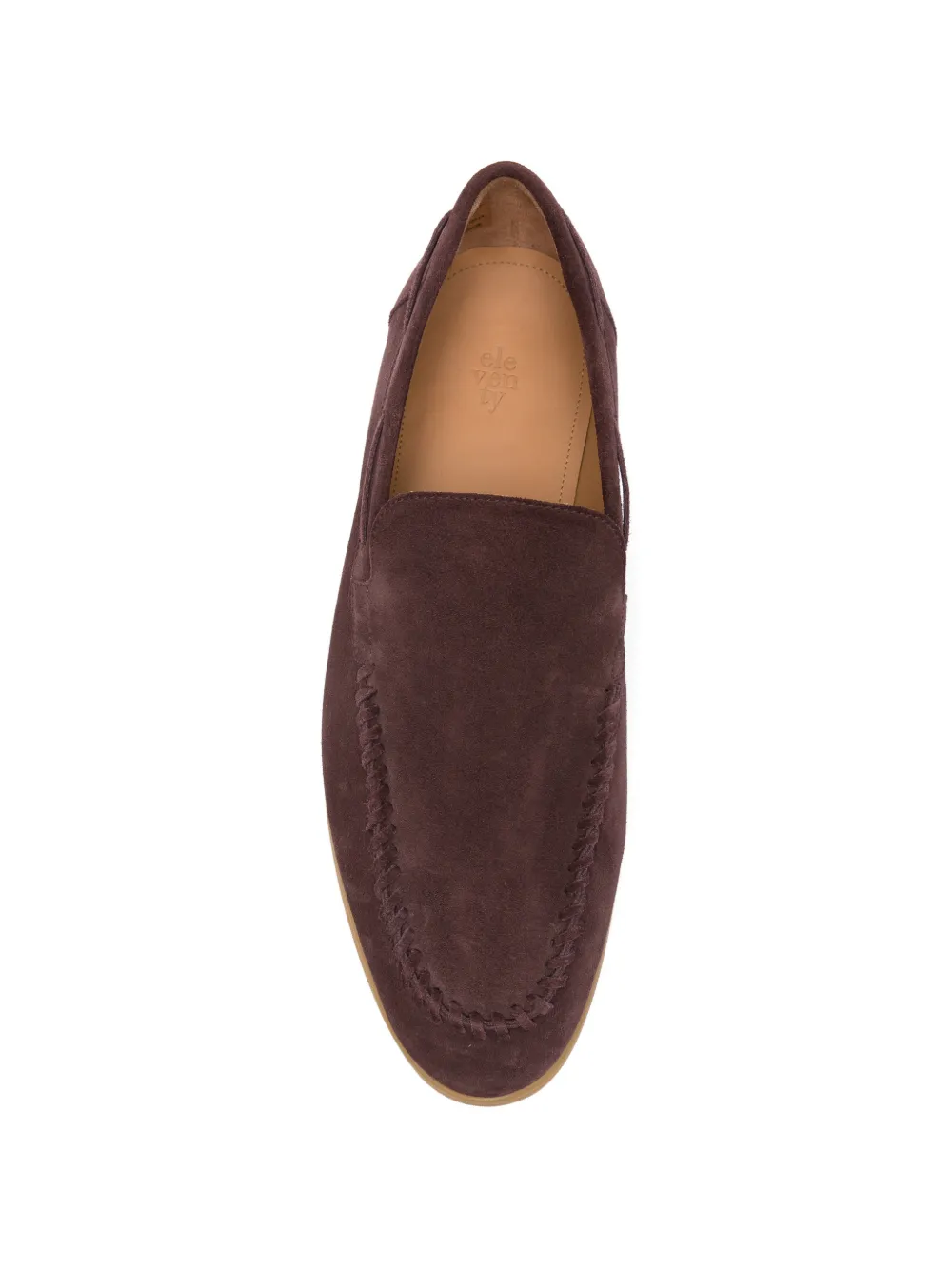 Eleventy Loafers met ronde neus Rood