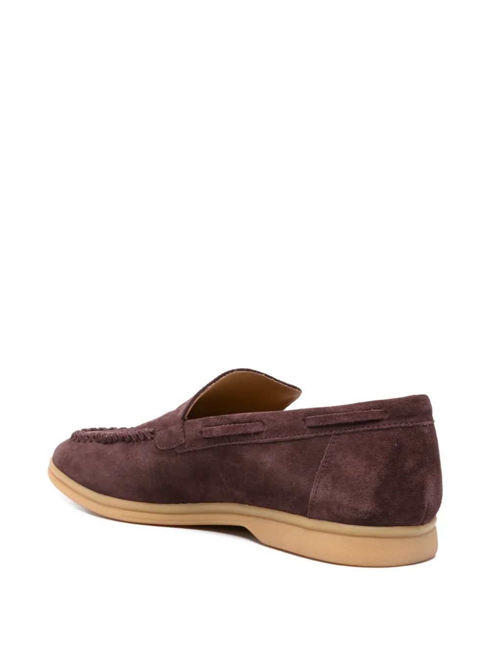Eleventy Loafers met ronde neus Rood