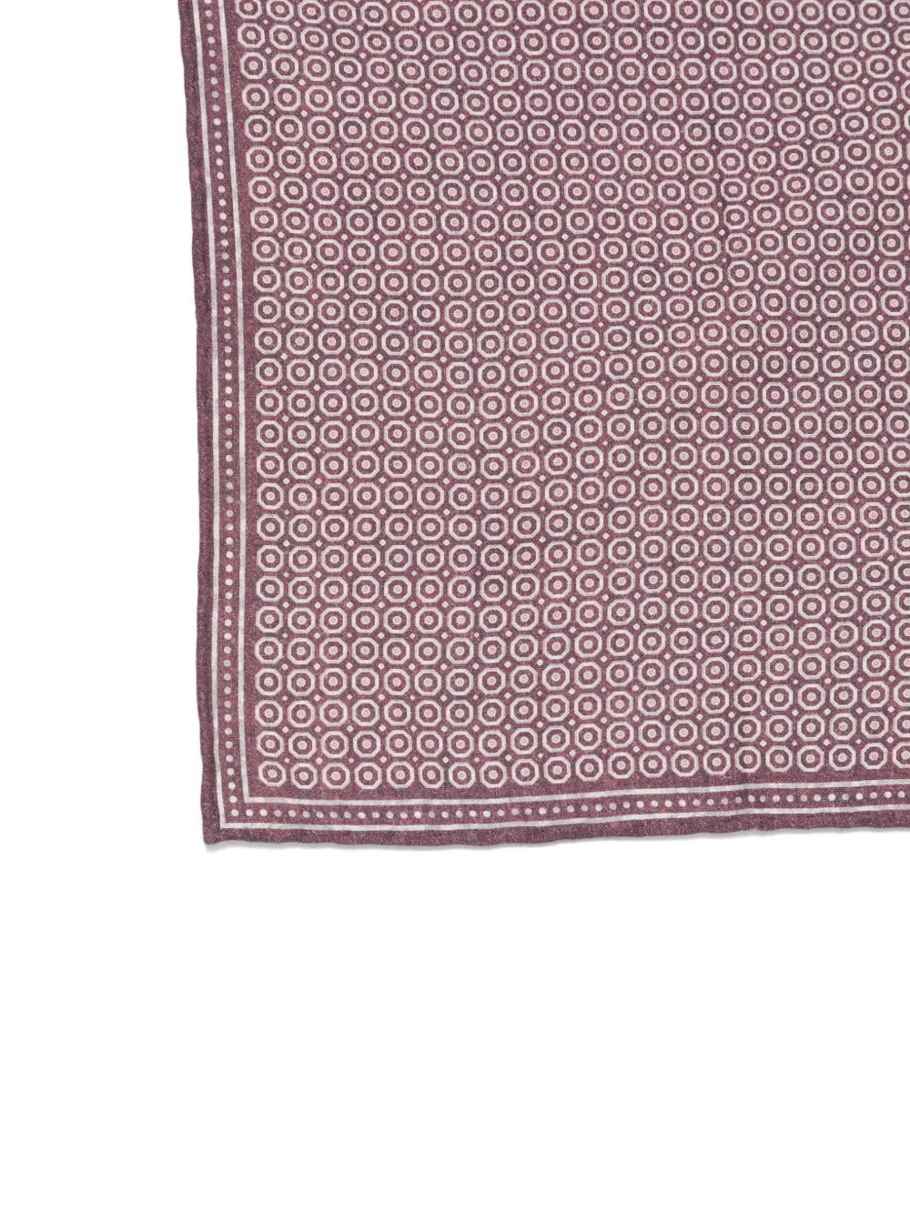 Eleventy Pochet met geometrische print Paars